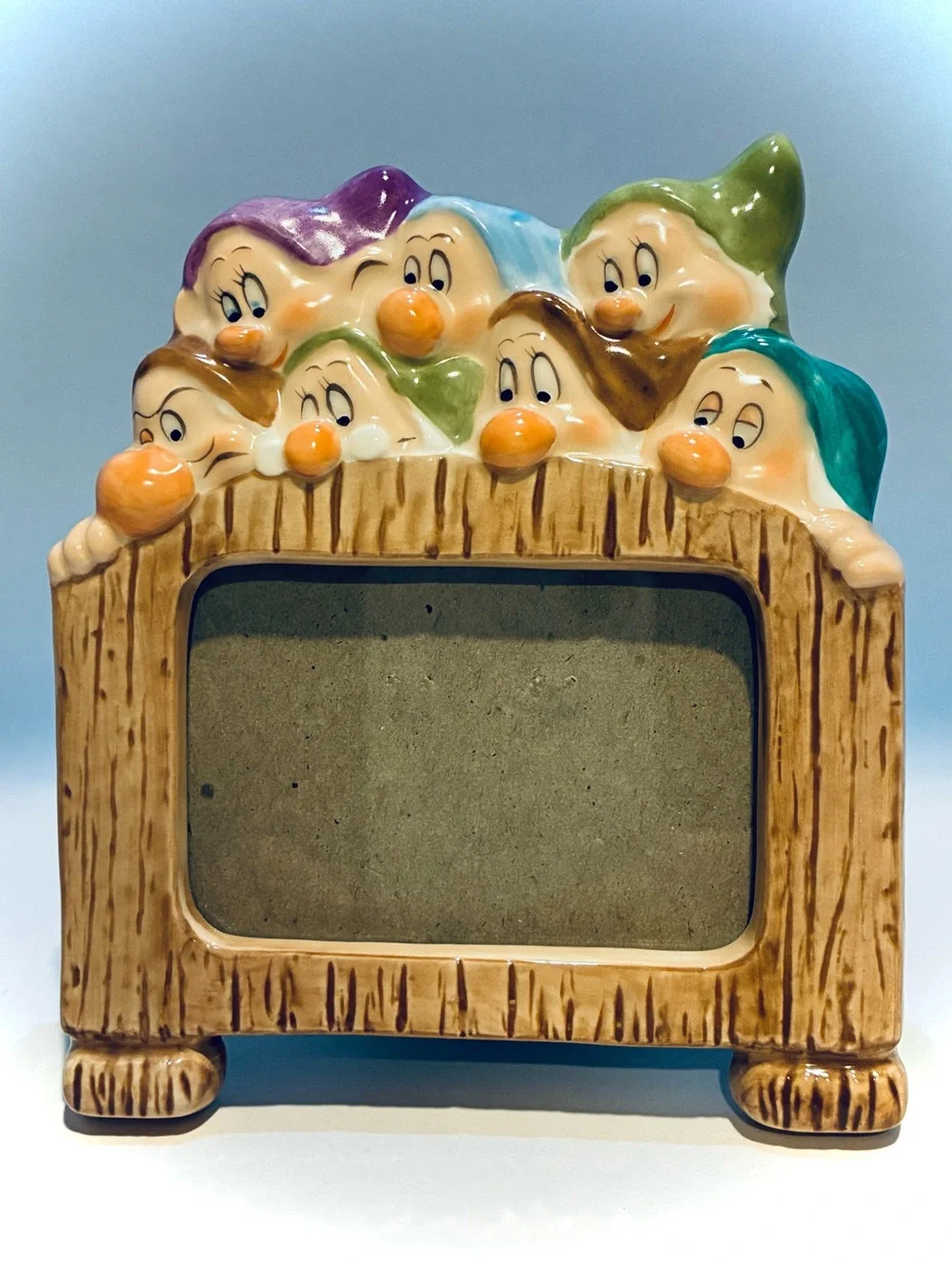 The Walt Disney Co. The Seven Dwarfs Photo Frame, 1980’s, by Burnes®️